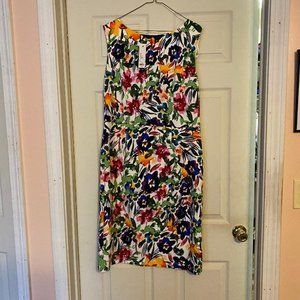Knit Flowered Dress